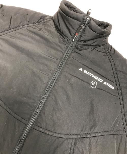 A BATHING APE（アベイシングエイプ）A BATHING APE (アベイシングエイプ) POLARTEC PADDED JACKET ブラック サイズ:Mの古着・服飾アイテム