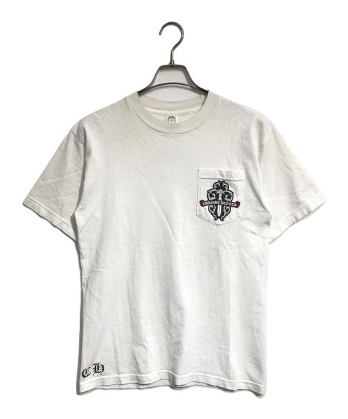CHROME HEARTS（クロムハーツ）CHROME HEARTS (クロムハーツ) ヴァインダガープリントTシャツ ホワイト サイズ:MEDIUMの古着・服飾アイテム