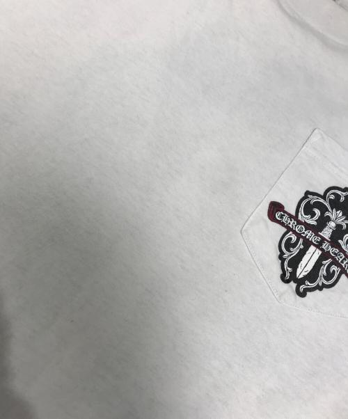 CHROME HEARTS（クロムハーツ）CHROME HEARTS (クロムハーツ) ヴァインダガープリントTシャツ ホワイト サイズ:MEDIUMの古着・服飾アイテム