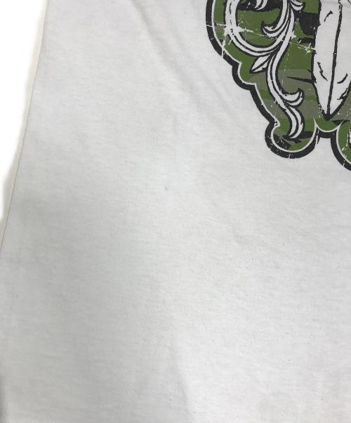 CHROME HEARTS（クロムハーツ）CHROME HEARTS (クロムハーツ) ヴァインダガープリントTシャツ ホワイト サイズ:MEDIUMの古着・服飾アイテム