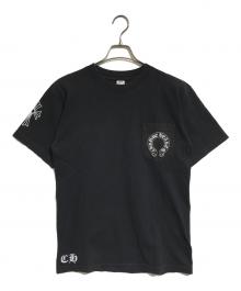 CHROME HEARTS（クロムハーツ）の古着「オールドスクロールラベルプリントクルーネック」｜ブラック