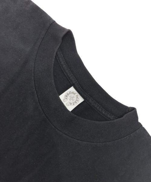 CHROME HEARTS（クロムハーツ）CHROME HEARTS (クロムハーツ) オールドスクロールラベルプリントクルーネック ブラック サイズ:MEDIUMの古着・服飾アイテム