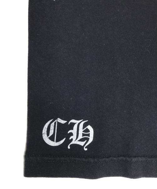 CHROME HEARTS（クロムハーツ）CHROME HEARTS (クロムハーツ) オールドスクロールラベルプリントクルーネック ブラック サイズ:MEDIUMの古着・服飾アイテム