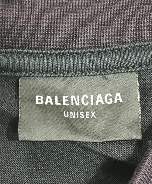 BALENCIAGA（バレンシアガ）BALENCIAGA (バレンシアガ) ダメージ加工ピアスTシャツ ブラック サイズ:Lの古着・服飾アイテム