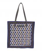 MARNIマルニ）の古着「バンダナトートバッグ」｜ネイビー
