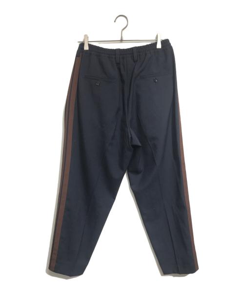 MARNI（マルニ）MARNI (マルニ) ウールトロピカルロングパンツ ネイビー サイズ:44の古着・服飾アイテム