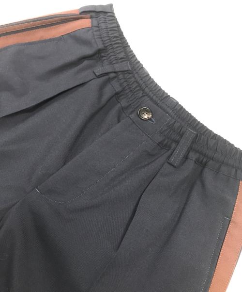 MARNI（マルニ）MARNI (マルニ) ウールトロピカルロングパンツ ネイビー サイズ:44の古着・服飾アイテム