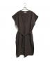 CristaSeya（クリスタセヤ）の古着「WOOL CAFTAN DRESS」｜ブラウン