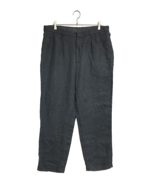 POLO RALPH LAUREN（ポロ・ラルフローレン）POLO RALPH LAUREN (ポロ・ラルフローレン) リネンスラックス ブラック サイズ:38/32の古着・服飾アイテム