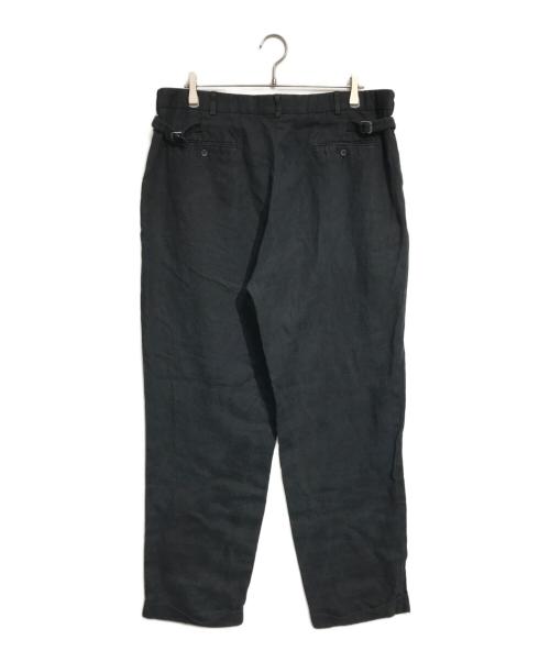 POLO RALPH LAUREN（ポロ・ラルフローレン）POLO RALPH LAUREN (ポロ・ラルフローレン) リネンスラックス ブラック サイズ:38/32の古着・服飾アイテム