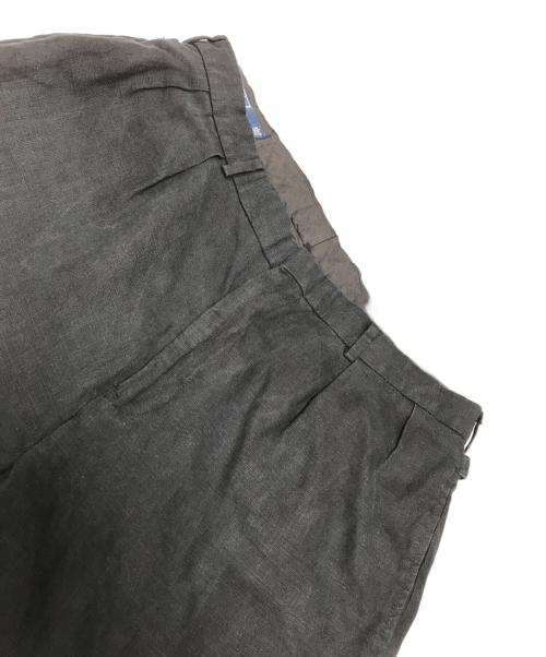 POLO RALPH LAUREN（ポロ・ラルフローレン）POLO RALPH LAUREN (ポロ・ラルフローレン) リネンスラックス ブラック サイズ:38/32の古着・服飾アイテム