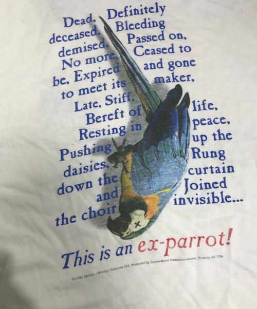 MONTY PYTON（モンティ・パイソン）MONTY PYTON (モンティ・パイソン) プリントTシャツ ホワイト サイズ:表記なしの古着・服飾アイテム