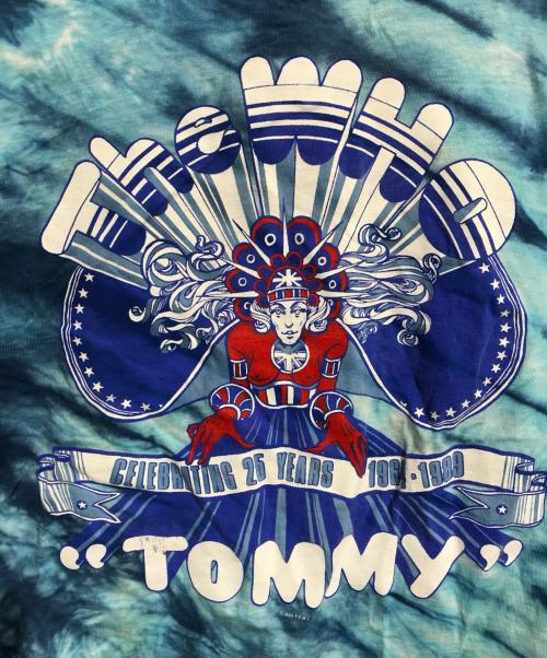 バンドTシャツ（バンドTシャツ）バンドTシャツ (バンドTシャツ) 80s THE WHO(ザ フー) バンドTシャツ ブルー サイズ:Mの古着・服飾アイテム