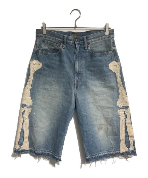 KAPITAL KOUNTRY（キャピタルカントリー）KAPITAL KOUNTRY (キャピタルカントリー) 14OZ DENIM 5P SHORT PANTS インディゴ サイズ:30の古着・服飾アイテム