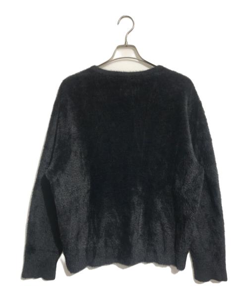 stussy（ステューシー）stussy (ステューシー) シャギーカーディガン ブラック サイズ:Mの古着・服飾アイテム