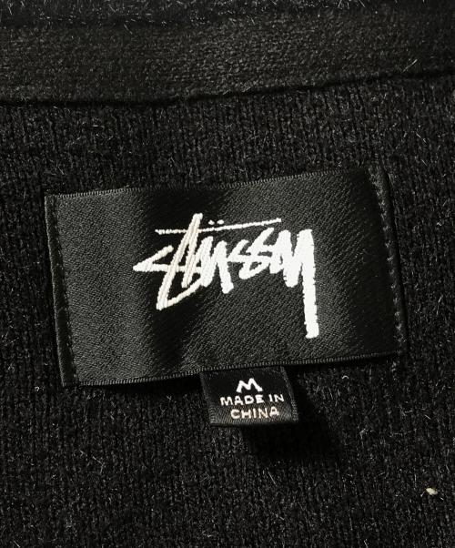 stussy（ステューシー）stussy (ステューシー) シャギーカーディガン ブラック サイズ:Mの古着・服飾アイテム