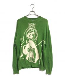 Hysteric Glamour（ヒステリックグラマー）の古着「ギターガールニット」｜グリーン