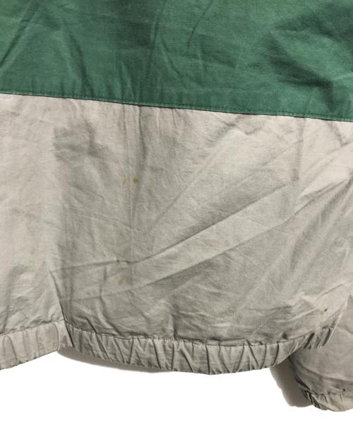 POLO RALPH LAUREN（ポロ・ラルフローレン）POLO RALPH LAUREN (ポロ・ラルフローレン) ハーフジップダウンジャケット ベージュ×グリーン サイズ:Mの古着・服飾アイテム