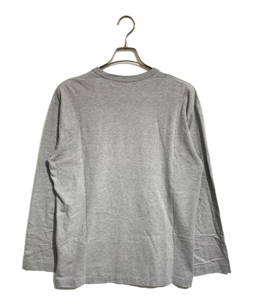 PLAY COMME des GARCONS（プレイコムデギャルソン）PLAY COMME des GARCONS (プレイコムデギャルソン) ハートワッペンL/Sカットソー ブラック サイズ:XXLの古着・服飾アイテム