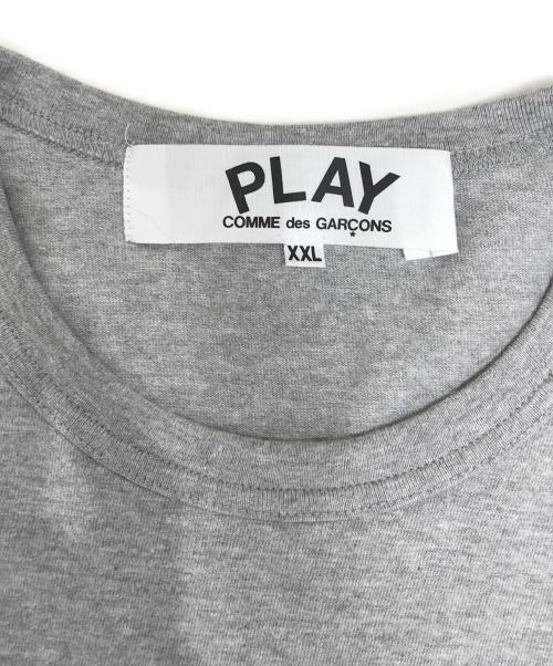 PLAY COMME des GARCONS（プレイコムデギャルソン）PLAY COMME des GARCONS (プレイコムデギャルソン) ハートワッペンL/Sカットソー ブラック サイズ:XXLの古着・服飾アイテム