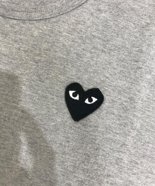 PLAY COMME des GARCONS（プレイコムデギャルソン）PLAY COMME des GARCONS (プレイコムデギャルソン) ハートワッペンL/Sカットソー ブラック サイズ:XXLの古着・服飾アイテム