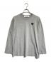 PLAY COMME des GARCONS（プレイコムデギャルソン）の古着「ハートワッペンL/Sカットソー」｜ブラック