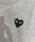 中古・古着 PLAY COMME des GARCONS (プレイコムデギャルソン) ハートワッペンL/Sカットソー ブラック サイズ:XXL：10000円