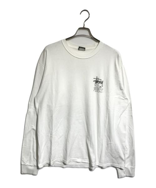 stussy（ステューシー）stussy (ステューシー) ロングスリーブTシャツ ホワイト サイズ:XLの古着・服飾アイテム