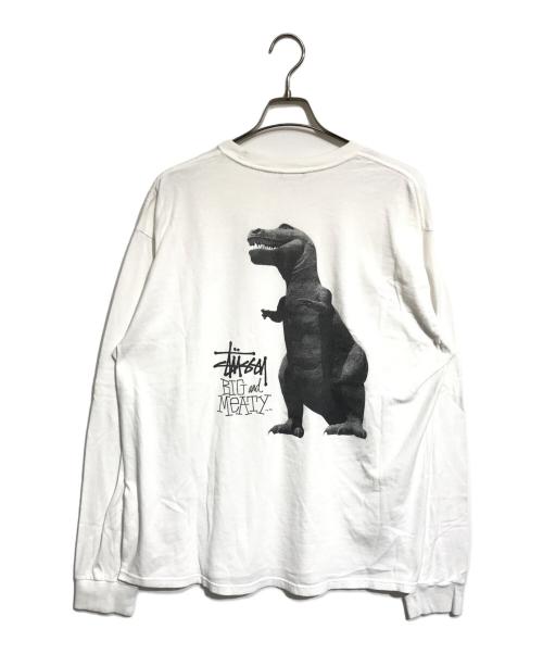 stussy（ステューシー）stussy (ステューシー) ロングスリーブTシャツ ホワイト サイズ:XLの古着・服飾アイテム