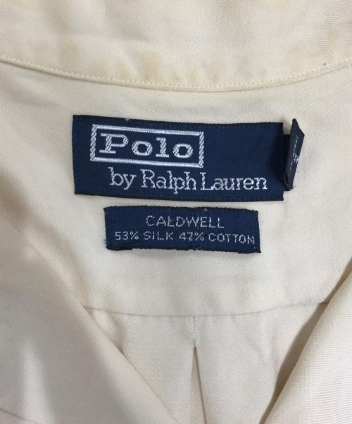 POLO RALPH LAUREN（ポロ・ラルフローレン）POLO RALPH LAUREN (ポロ・ラルフローレン) オープンカラー半袖シャツ アイボリー サイズ:Lの古着・服飾アイテム