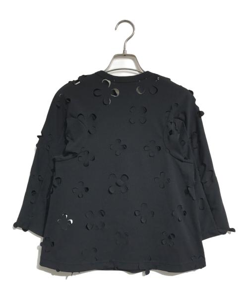 COMME des GARCONS COMME des GARCONS（コムデギャルソン コムデギャルソン）COMME des GARCONS COMME des GARCONS (コムデギャルソン コムデギャルソン) パンチング丸襟ブラウス ブラック サイズ:Sの古着・服飾アイテム