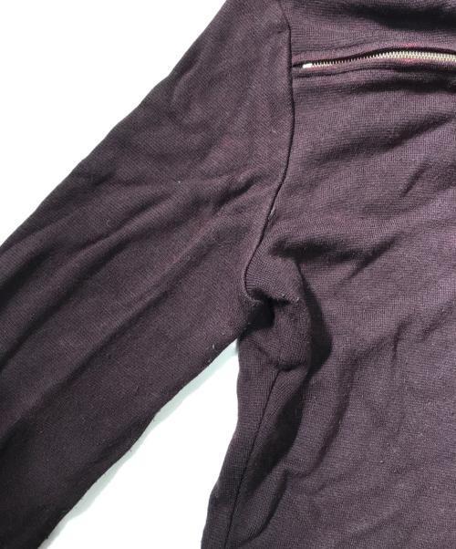 Jean Paul GAULTIER CLASSIQUE（ジャンポールゴルチエクラシック）Jean Paul GAULTIER CLASSIQUE (ジャンポールゴルチエクラシック) ジップデザインニット ブラウン サイズ:40の古着・服飾アイテム