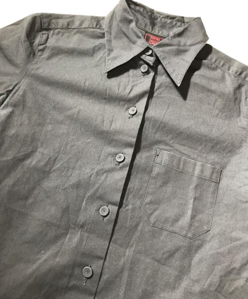 Jean Paul GAULTIER CLASSIQUE（ジャンポールゴルチエクラシック）Jean Paul GAULTIER CLASSIQUE (ジャンポールゴルチエクラシック) レースアップロングシャツ ブラック サイズ:40の古着・服飾アイテム