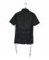 Jean Paul GAULTIER CLASSIQUE (ジャンポールゴルチエクラシック) レースアップロングシャツ ブラック サイズ:40：23000円