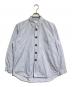 COMME des GARCONS SHIRT（コムデギャルソンシャツ）の古着「デカボタンストライプシャツ」｜ブルー