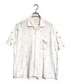 COMME des GARCONS SHIRTコムデギャルソンシャツ）の古着「インサイドアウト開襟シャツ」｜ホワイト