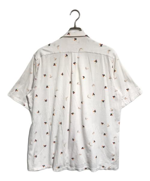 COMME des GARCONS SHIRT（コムデギャルソンシャツ）COMME des GARCONS SHIRT (コムデギャルソンシャツ) インサイドアウト開襟シャツ ホワイト サイズ:Mの古着・服飾アイテム