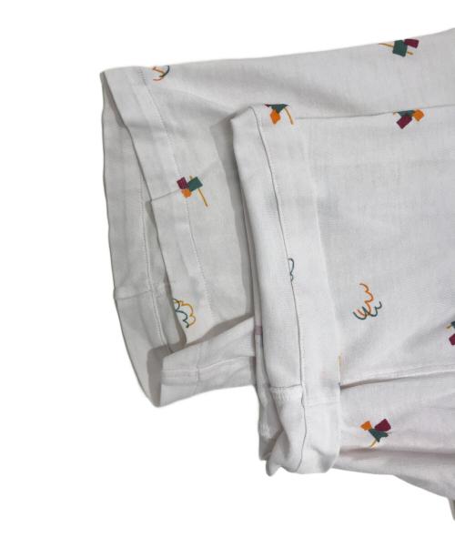 COMME des GARCONS SHIRT（コムデギャルソンシャツ）COMME des GARCONS SHIRT (コムデギャルソンシャツ) インサイドアウト開襟シャツ ホワイト サイズ:Mの古着・服飾アイテム