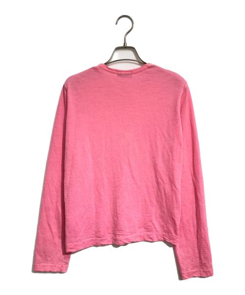 tricot COMME des GARCONS（トリココムデギャルソン）tricot COMME des GARCONS (トリココムデギャルソン) 切替ニットカーディガン ピンク サイズ:表記なしの古着・服飾アイテム