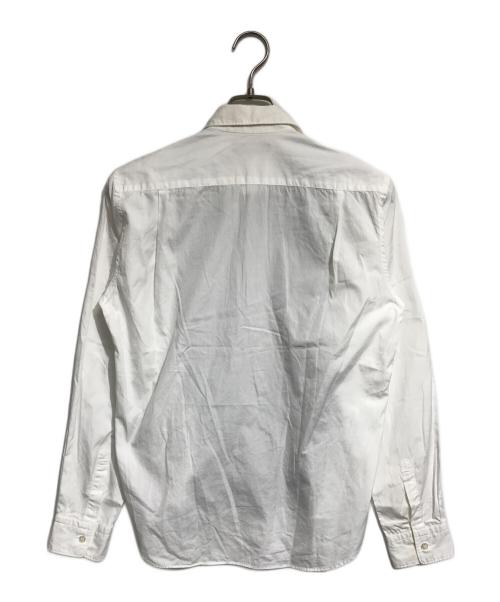 COMME des GARCONS HOMME（コムデギャルソン オム）COMME des GARCONS HOMME (コムデギャルソン オム) 縮絨チェック切替シャツ ホワイト サイズ:SSの古着・服飾アイテム
