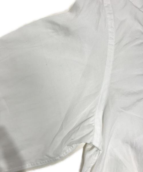 COMME des GARCONS HOMME（コムデギャルソン オム）COMME des GARCONS HOMME (コムデギャルソン オム) 縮絨チェック切替シャツ ホワイト サイズ:SSの古着・服飾アイテム