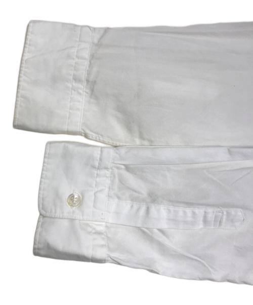 COMME des GARCONS HOMME（コムデギャルソン オム）COMME des GARCONS HOMME (コムデギャルソン オム) 縮絨チェック切替シャツ ホワイト サイズ:SSの古着・服飾アイテム