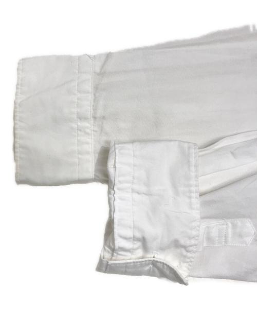 COMME des GARCONS HOMME（コムデギャルソン オム）COMME des GARCONS HOMME (コムデギャルソン オム) 縮絨チェック切替シャツ ホワイト サイズ:SSの古着・服飾アイテム