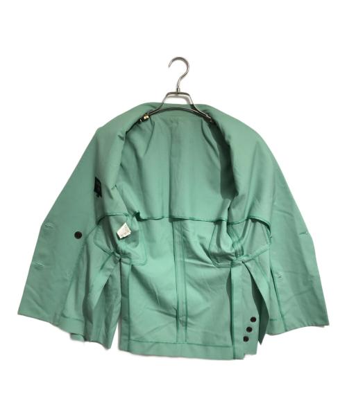 Jean Paul Gaultier FEMME（ジャンポールゴルチエ フェム）Jean Paul Gaultier FEMME (ジャンポールゴルチエ フェム) ダブルジャケット 黄緑 サイズ:40の古着・服飾アイテム