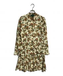 JUNIOR GAULTIER（ジュニアゴルチエ）の古着「総柄シャツワンピース」｜ベージュ