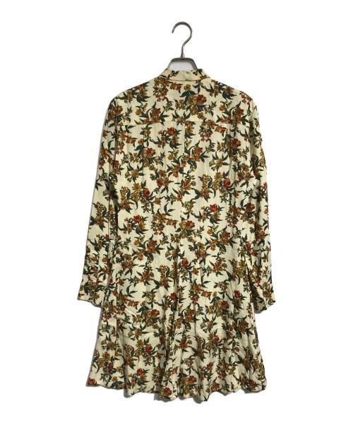 JUNIOR GAULTIER（ジュニアゴルチエ）JUNIOR GAULTIER (ジュニアゴルチエ) 総柄シャツワンピース ベージュ サイズ:40の古着・服飾アイテム