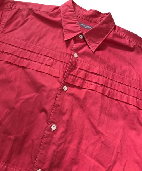 COMME des GARCONS HOMME（コムデギャルソン オム）COMME des GARCONS HOMME (コムデギャルソン オム) ピンタックシャツ レッド サイズ:表記なしの古着・服飾アイテム