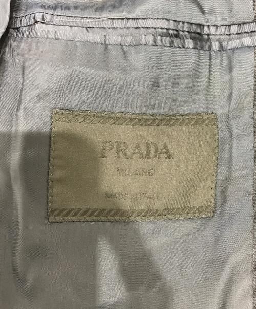 PRADA（プラダ）PRADA (プラダ) モヘアテーラードジャケット ブラック サイズ:50の古着・服飾アイテム