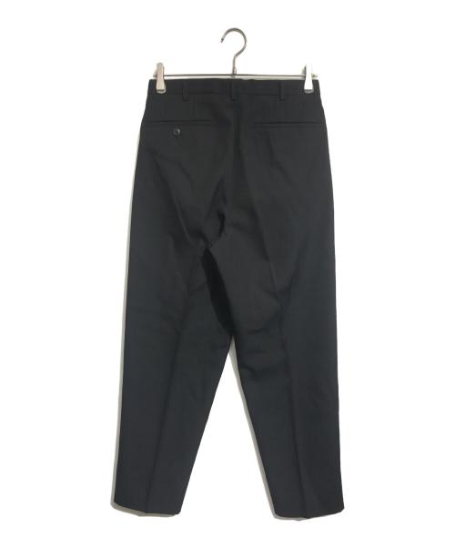 HEUGN（ユーゲン）HEUGN (ユーゲン) GEORGE ウールギャバジン2Pテーパードパンツ ブラック サイズ:1の古着・服飾アイテム