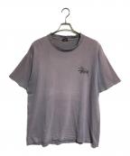 stussyステューシー）の古着「ロゴプリントTシャツ」｜グレー